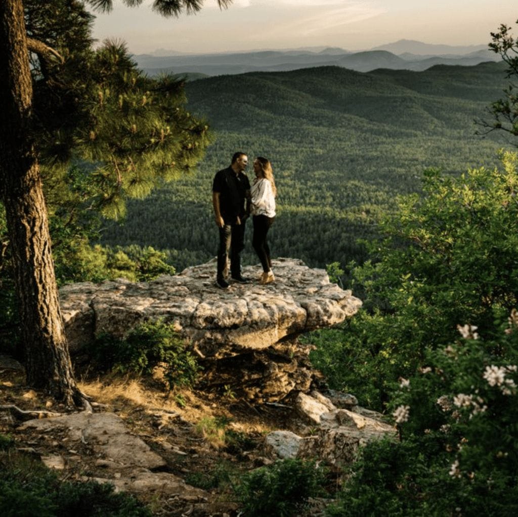 Mongollon Rim in Payson Arizona elopement