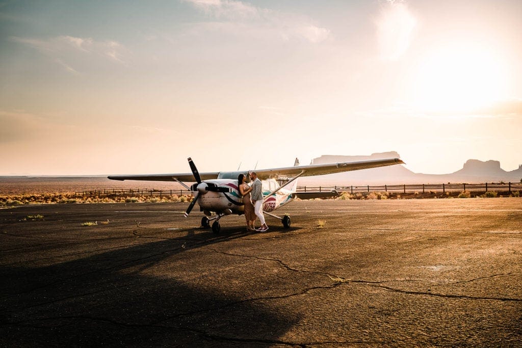 How to Have a Destination Wedding in Belize 5 private charter plane engagement photos