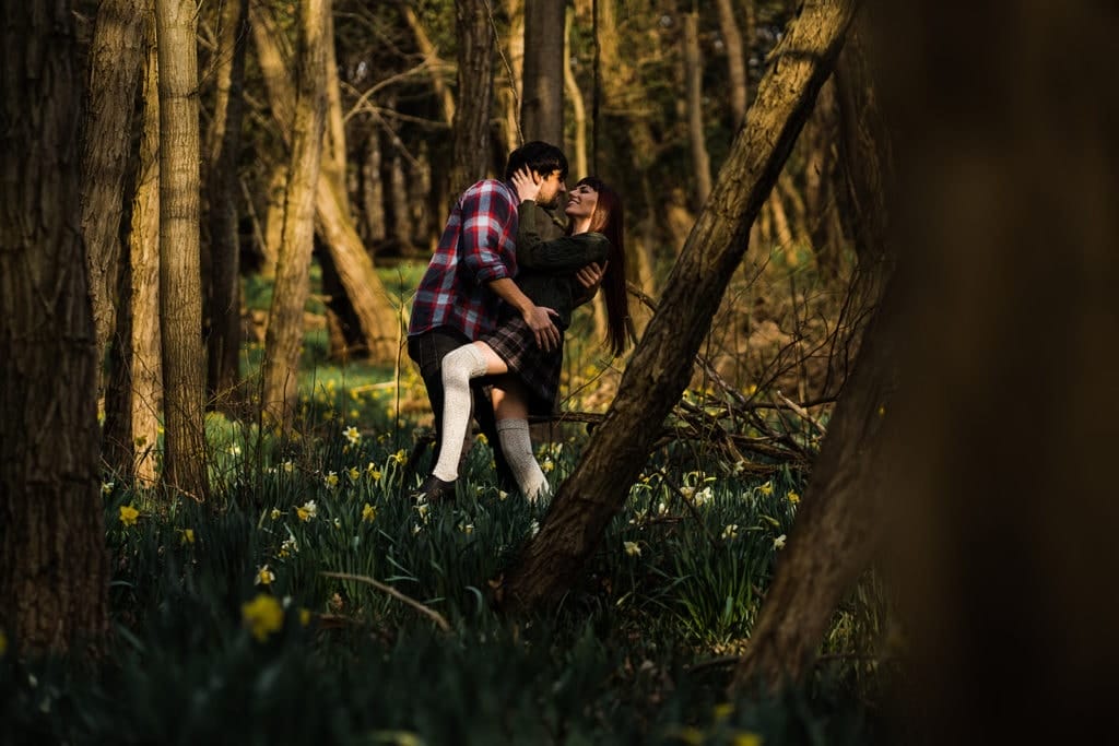 Northwest Indiana Engagement photos at Brincka Cross Gardens