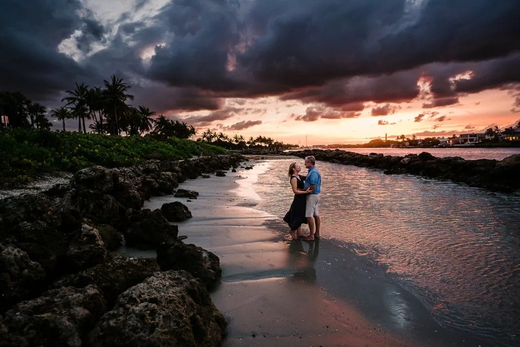 beach florida elopement