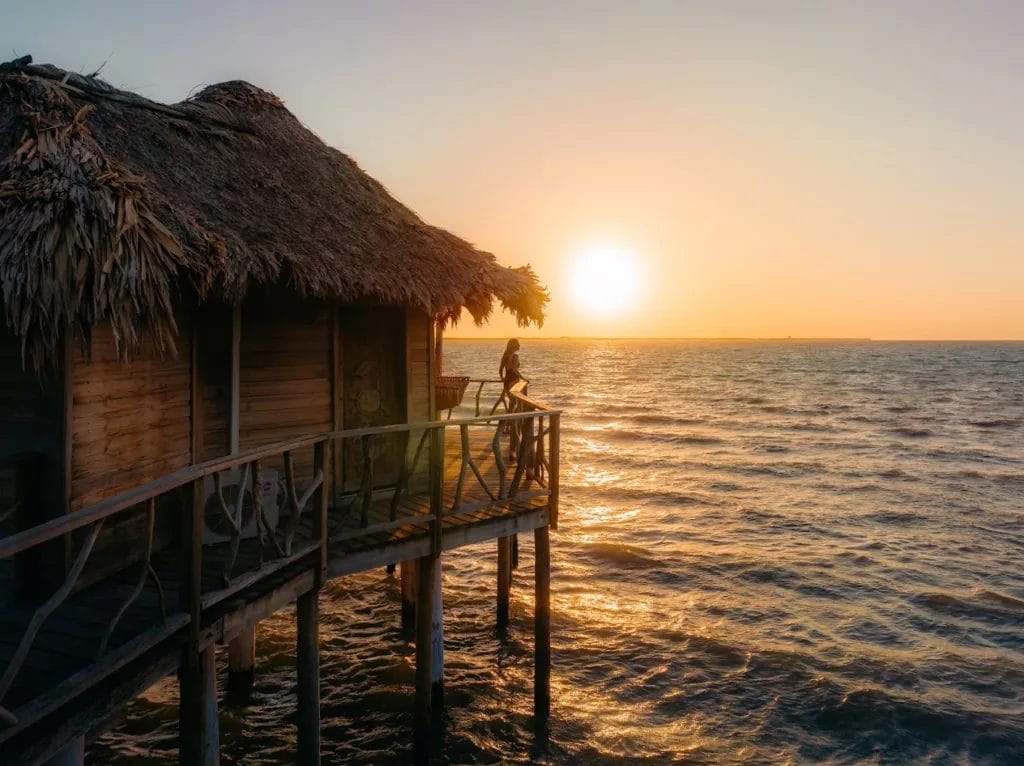How to Have a Destination Wedding in Belize 4 Thatcher Cay Resort at Sunset